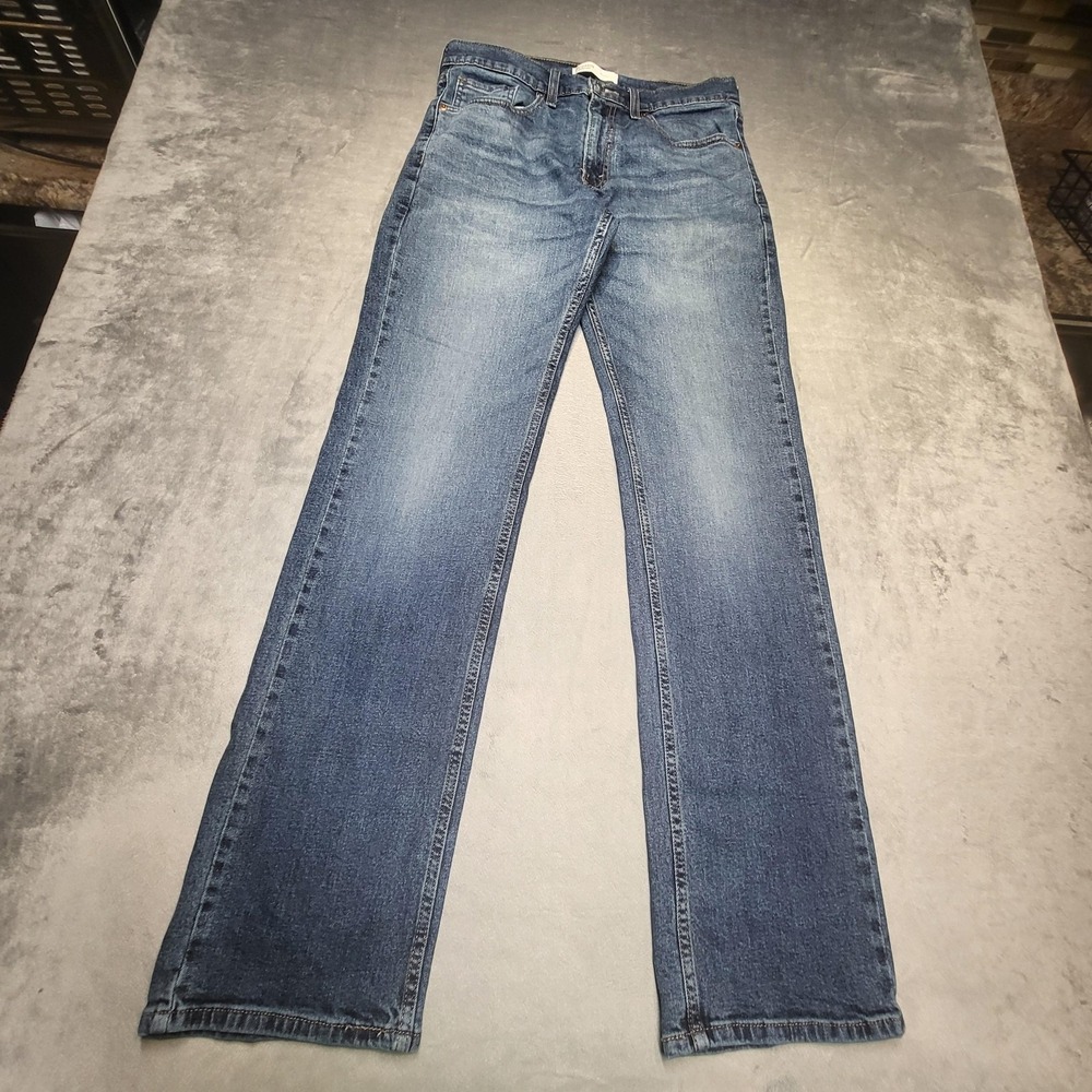 Levi Strauss Signature Jeans Mens 32x34 Blue Straight Relaxed Medium Wash Denim